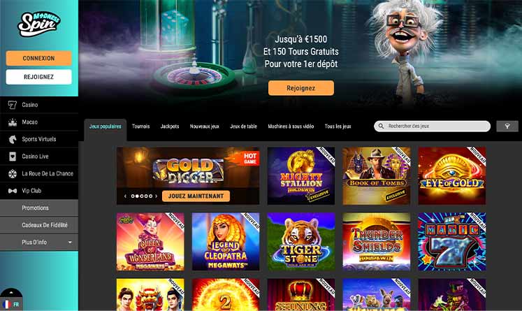 Spin Madness Casino 20 Free Spins